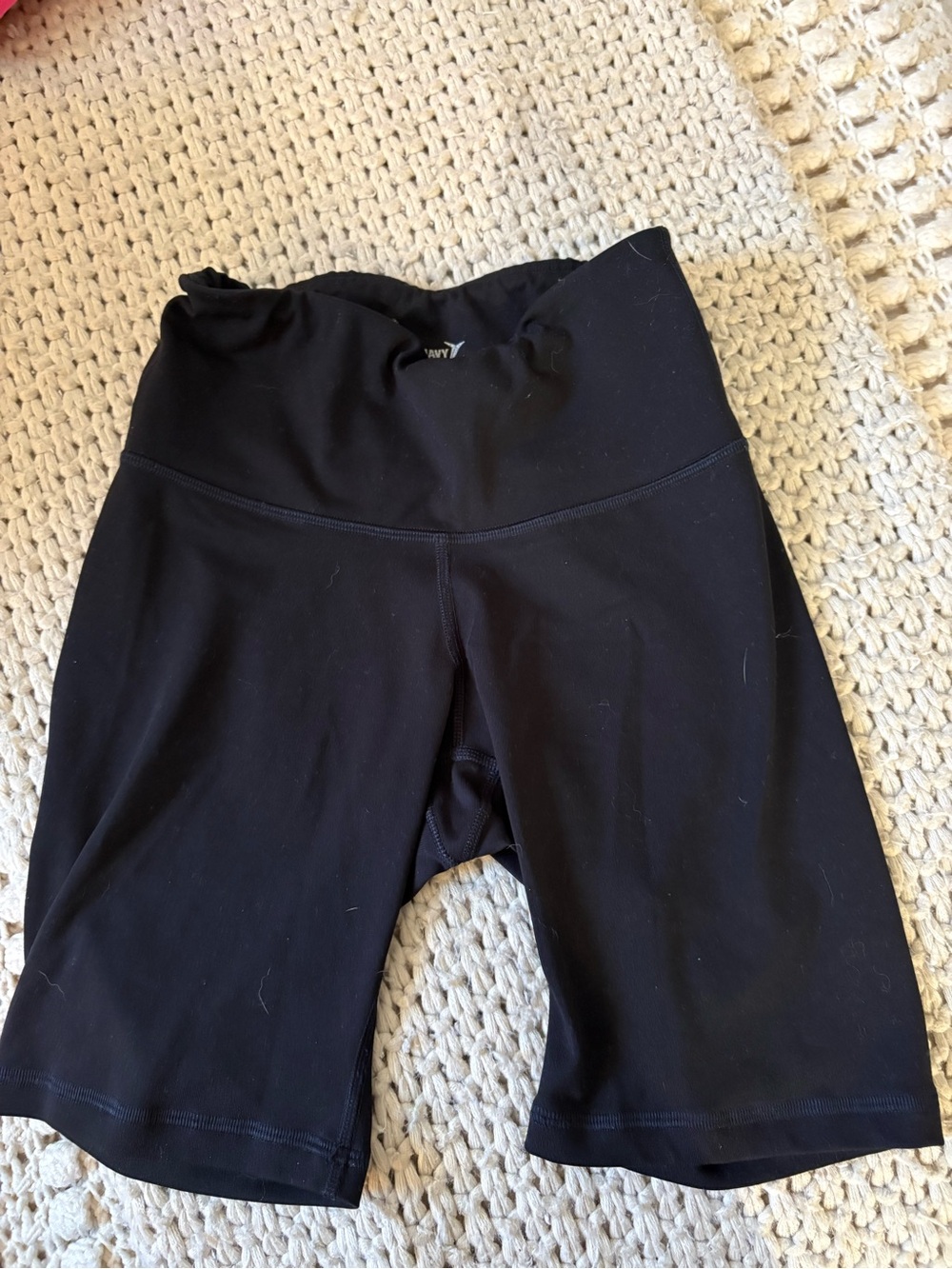 Old Navy Black High-Rise Bike Shorts